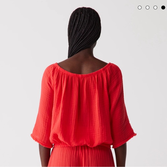 Women’s Michael Stars Isabel Convertible Gauze Top Size S - Picture 5 of 9